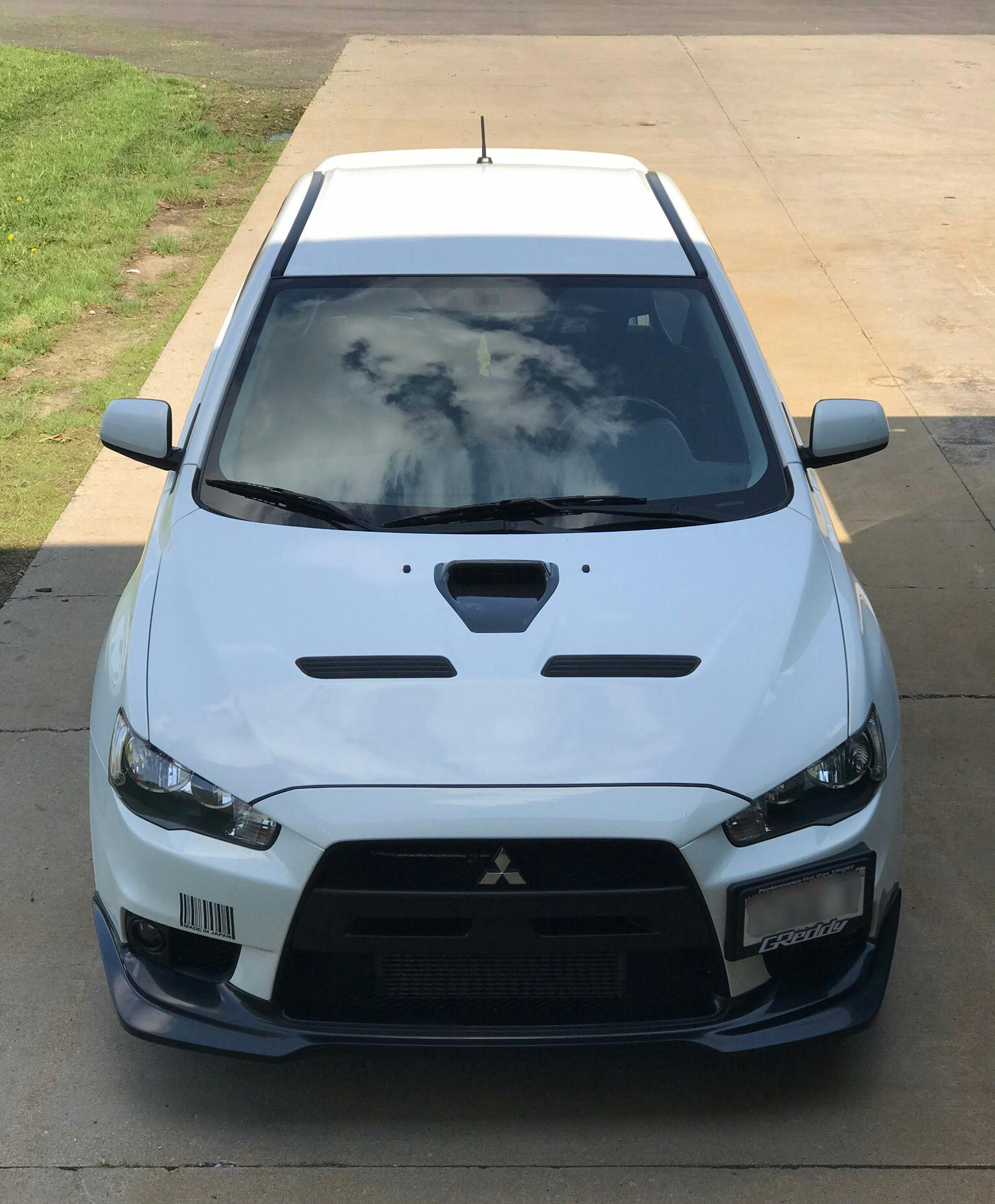 GReddy GRacer Front Lip Spoiler 20082015 Mitsubishi Evo X (17030014